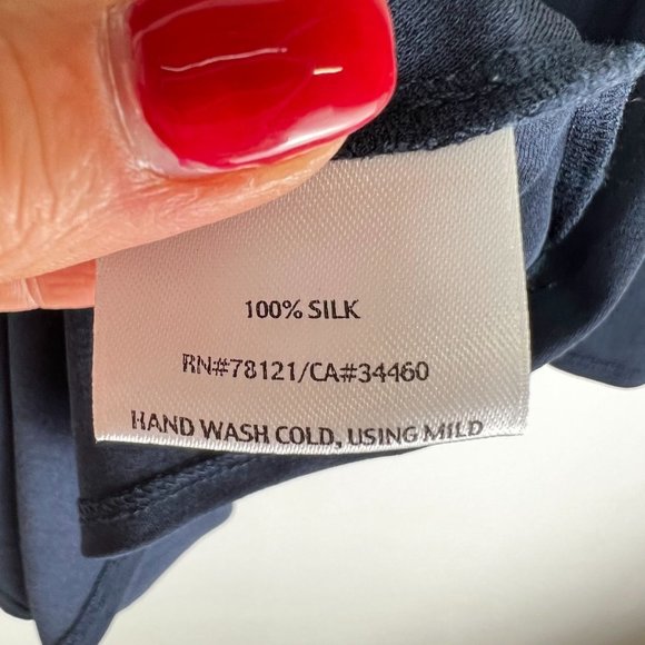 Eileen Fisher Navy Mini Dress - Picture 6 of 8